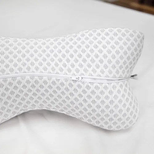 Vista 6 de Soft-Tex - 21005 Almohada de espuma viscoelástica de hueso, tamaño único, color blanco