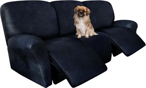Vista 52 de ANARACHON Fundas para Sillas Reclinables Tipo Cuero, 4 Piezas Funda para Sillón Reclinable Lazy Boy, Protector de Muebles - Funda Suave Lavable