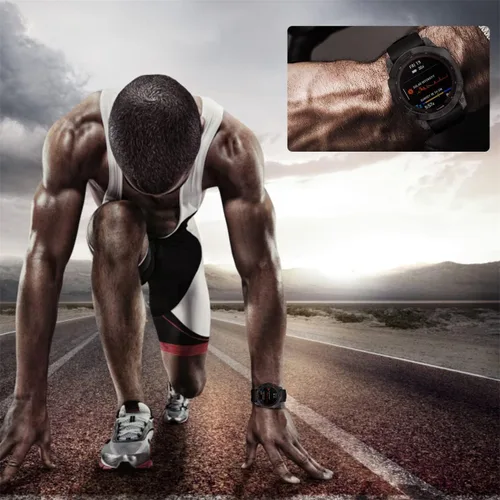 Vista 7 de Suoman Paquete de 4 protectores de pantalla para Garmin Fenix 7 de 1.850 in, [antiarañazos] 2.5D 9H dureza ultra fina vidrio templado película