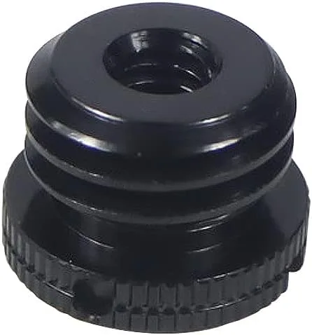 Vista 17 de Tornillo macho D18 1/4-20 3/8-16 hembra a 5/8-27 x 9 5/8-11 x 9 tornillos macho con agujeros laterales reforzados Tornillo de conversión para Negro