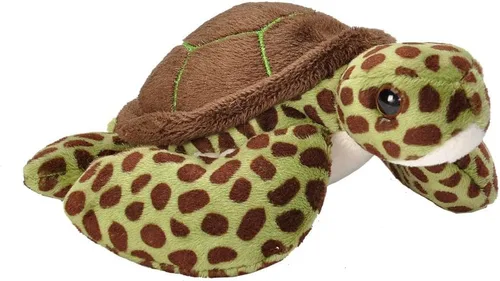 Vista 2 de Wild Republic Pocketkins - Tortuga marina ecológica, animal de peluche, 5 pulgadas, hecho de materiales reciclados, respetuoso con el medio ambiente