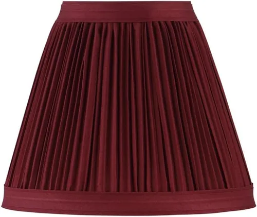 Vista 23 de Aspen Creative 30008 Lámpara de araña con forma de campana pequeña, color beige, parte superior de 3 pulgadas x 6 pulgadas inferior x 5 pulgadas
