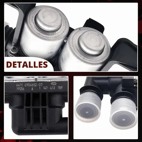 Vista 5 de 64116906652 Válvula de control del calentador para BMW E60 E63 E64 E65 M5 525i 528i 535i 545i 745i 750i