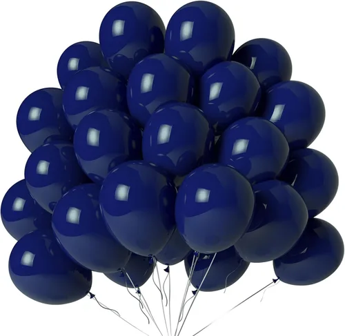 Vista 9 de Globos rojos y negros, paquete de 100 unidades, 12 pulgadas A1-rojo negro