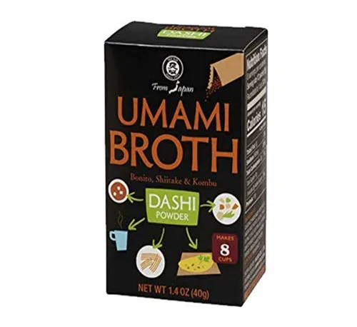 Vista 5 de Muso From Japan Caldo Umami Dashi en polvo, vegano, 1.4 onzas (paquete de 6)