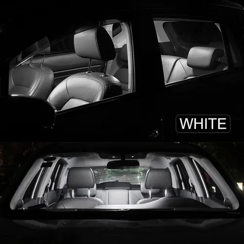 Vista 5 de Bombillas LED blancas para automóvil, kit de luz de techo de cúpula de lectura, para Nissan Frontier 2005, 2006, 2007, 2008, 2009, 2010-2017, 2018