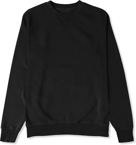 Vista 3 de Hat and Beyond Sudadera de felpa francesa con cuello redondo para hombre