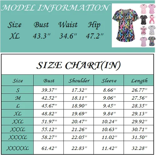 Vista 3 de Ropa quirúrgica para mujer, cómoda, ligera, duradera, suave, elástica, con cuello en V, camiseta médica