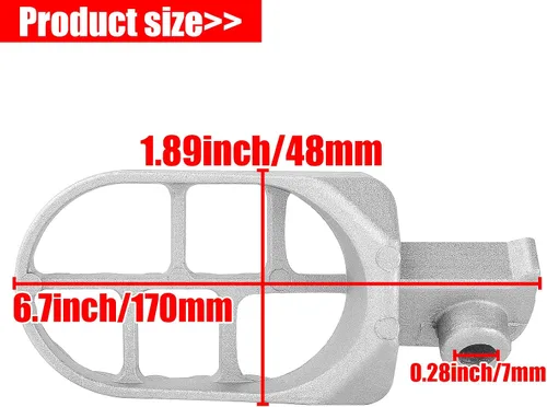 Vista 2 de Estriberas para reposapiés para XR50 XR50R XR70 XR70R XR80 XR80R XR100R CRF50 CRF50F CRF70 CRF70F CRF80 KLX110 2011-2016 Motocross 50cc 70cc 90cc