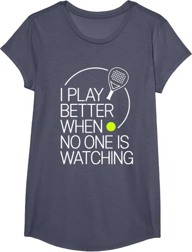 Vista 14 de Camiseta de tenis de pádel I Play Better When No One is Watching