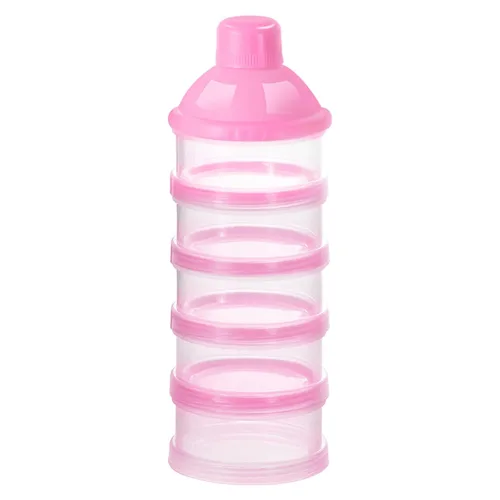 Vista 23 de Accmor dosificadores de leche en polvo para bebés, antiderrames, inteligentes, apilables, contenedor de almacenamiento para viaje, sin bisfenol A, 5