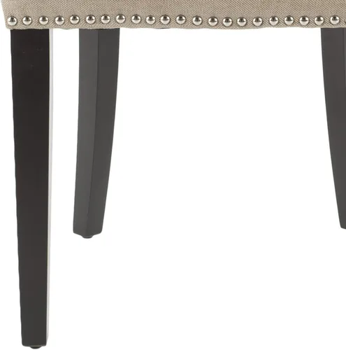 Vista 6 de Safavieh Mercer Collection Matthew - Silla de comedor de poliéster, color beige, juego de 2