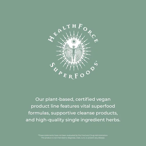 Vista 8 de HEALTHFORCE SUPERFOODS Vitamineral Green - Suplemento mineral para el apoyo inmunológico y tiroideo - Suplemento en polvo verde con ingredientes