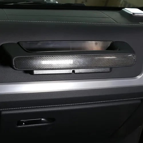 Vista 7 de PIUGILH Caja de almacenamiento para pasajeros, organizador de bandeja de almacenamiento para Mercedes Benz Clase G W464 W463A G350 G500 G63 G65 2019