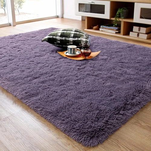 Vista 53 de Ompaa Alfombra Esponjosa, Alfombras de Área Súper Suaves y Peludas para Dormitorio y Sala de Estar - 6' x 9' Alfombra Grande de Felpa Peluda Shag