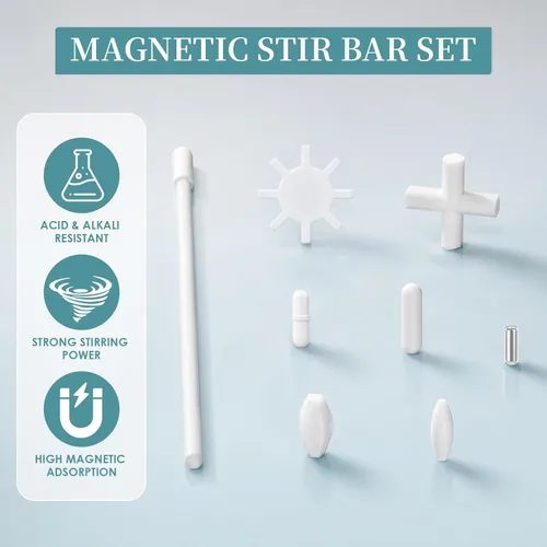 Vista 7 de LMS-3S Magnetic Stir Plate 3L 3000RPM w/ 8PCS Stir Bar Set