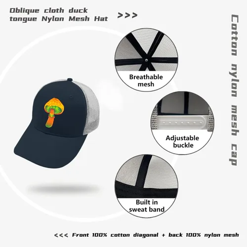 Vista 7 de devor Baseball Caps Magic Mushrooms Baseball Caps, Funny Dad Hats for Women