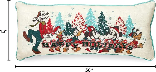Vista 3 de Disney Mickey Mouse and Friends - Almohada navideña