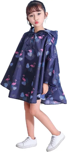 Vista 2 de Spmor Chaqueta de lluvia con capucha para niños