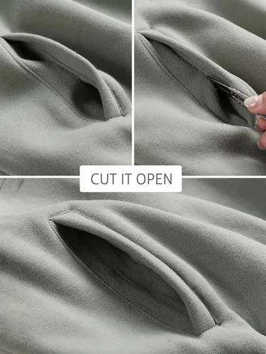 Vista 9 de ANRABESS Sudaderas de forro polar con media cremallera para mujer, de gran tamaño, con cremallera de un cuarto, ropa de moda para otoño de 2024