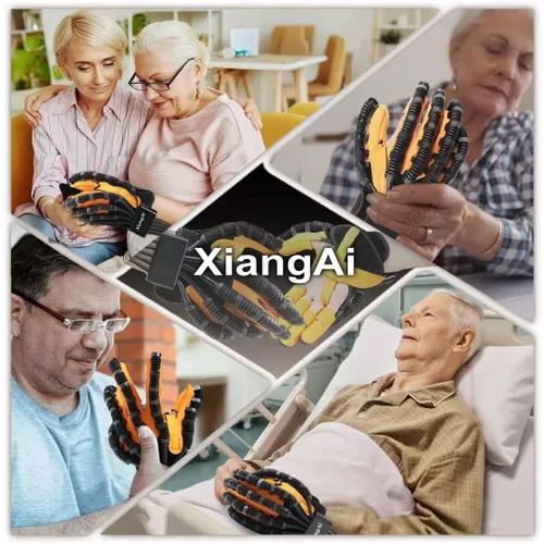 Vista 4 de Guantes de robot de rehabilitación de 6ª generación mejorados para accidentes cerebrovasculares, hemiplejia, equipo de terapia de accidente
