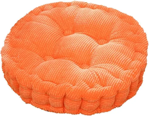 Vista 4 de Cojines redondos cómodos para silla de 15 pulgadas de profundidad. Cojín suave para asiento de oficina
