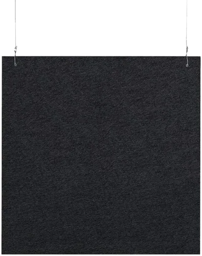 Vista 19 de Versare Baffles acústicos colgantes SoundSorb Material de amortiguación de sonido Colgado de techo Diseño moderno Paneles SoundSorb beige
