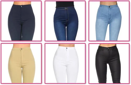 Vista 8 de SOHO GLAM - Jeans elásticos entallados con cintura superalta, para mujer (S-3XL)