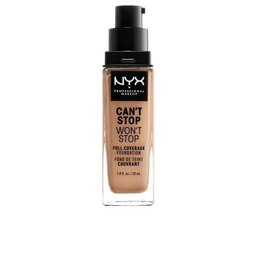 Vista 27 de NYX Professional Makeup Can't Stop Won't Stop - Cepillo para base de maquillaje Negro