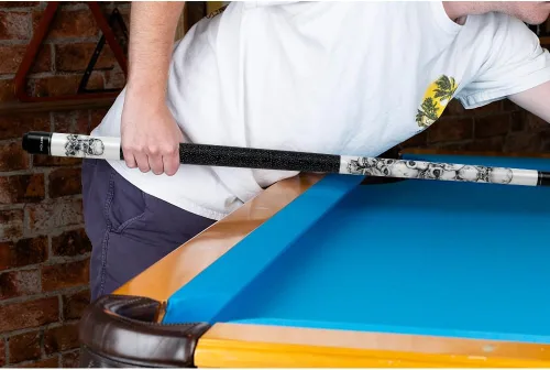 Vista 7 de Action Adventure Billiards - Taco de billar, punta de 7 capas de 0.512 in, eje de madera de arce duro de 29 pulgadas con cono profesional de 10-12