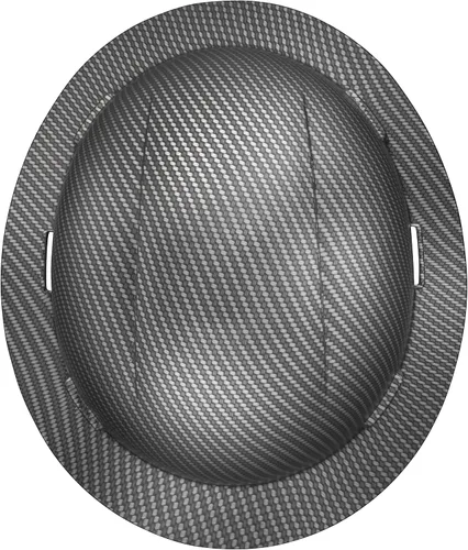 Vista 8 de Casco de seguridad con diseño de fibra de carbono y ala completa Pyramex, ajustable, tienda Acerpal