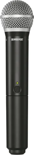 Vista 8 de Sistema de micrófono inalámbrico Shure BLX24/PG58 - Vida de batería de 14 horas, rango de 300 pies, UHF Incluye micrófono vocal de mano PG58