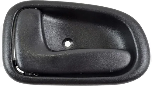 Vista 13 de TRQ Manija de puerta interior delantera izquierda cromada y negra para el lado del conductor compatible con Ford F-150 2012-2014