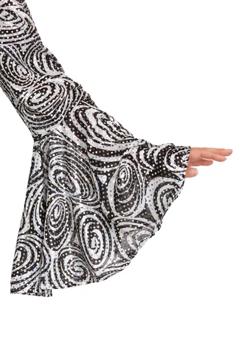 Vista 4 de Disfraz Foxy Lady Disco para mujer talla extra Multicolor