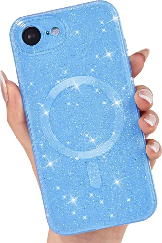 Vista 42 de LoeoeL Funda para iPhone 12 con Purpurina Compatible con Magsafe, Femenina Linda Brillante Magnética Mag Safe Bonita Funda para Teléfono