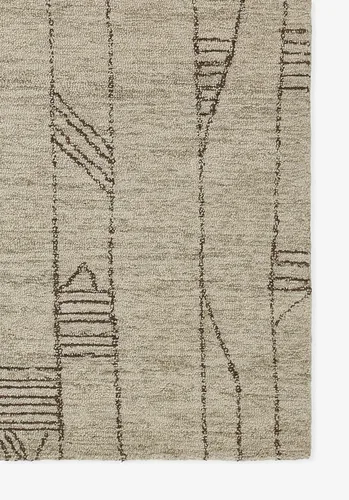 Vista 3 de Momeni Alfombra de lana Teppe Natural, 2'3" X 8' Runner