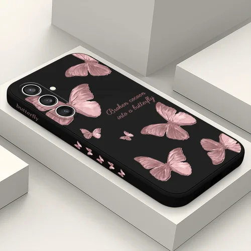Vista 13 de LEECG Funda para Galaxy S23 FE, diseño creativo de impresión lateral de astronauta para Samsung S23 FE 5G, funda protectora resistente de silicona
