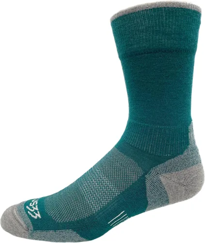Vista 9 de USA Made - Micro Cushion Crew Socks - Hiking Socks - Merino Wool - Mountain Heritage S35 Micro + Cojín Patriot