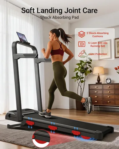 Vista 7 de 15% Auto Incline Walking Pad Treadmill with 12-Level, 43″ High Armrests