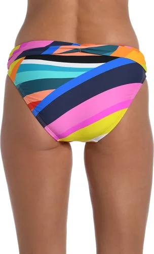 Vista 2 de La Blanca Traje de baño de bikini hipster con bandas para mujer