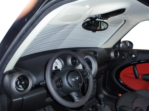 Vista 9 de HeatShield, The Original parasol para parabrisas con ajuste personalizado para Mini Cooper Countryman Wagon 2011, 2012, 2013, 2014, 2015, 2016 serie