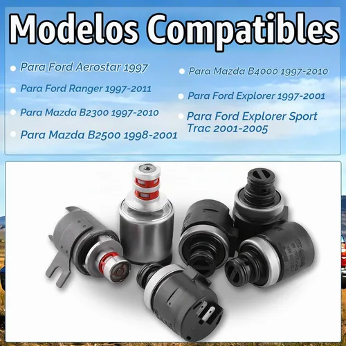 Vista 3 de 4R44E 4R55E 5R44E 5R55E Kit de solenoide de transmisión para Ford Ranger