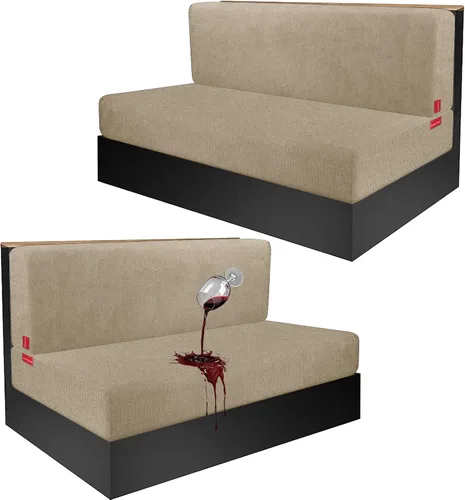 Vista 58 de Fundas de cojín impermeables para sofá, funda elástica lavable con diseño elástico antideslizante, protector de muebles para mascotas y niños