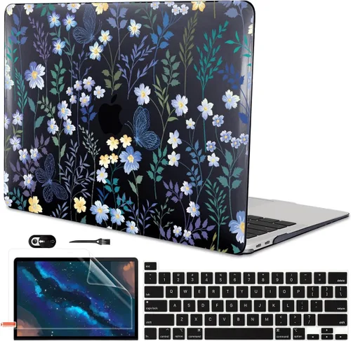 Vista 21 de Funda compatible con MacBook Pro de 13 pulgadas 2022 2021-2020 versión A2338 M2/M1 A2251 A2289 A2159 A1989 A1706 Touch ID, carcasa rígida
