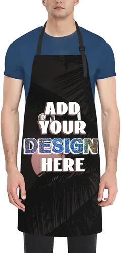 Vista 9 de Delantal personalizado, diseño personalizado, nombre, texto, foto, logotipo, chef, delantal de cocina, delantal de cocina impermeable, para hombres