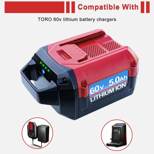Vista 5 de DTK Reemplazo de batería para batería Toro 60V 5Ah 60V Batería