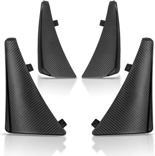 Vista 8 de 4 protectores de salpicaduras delanteros y traseros extendidos, compatibles con Chevy Corvette C8 Stingary Z51 2020-2024, ruedas de repuesto