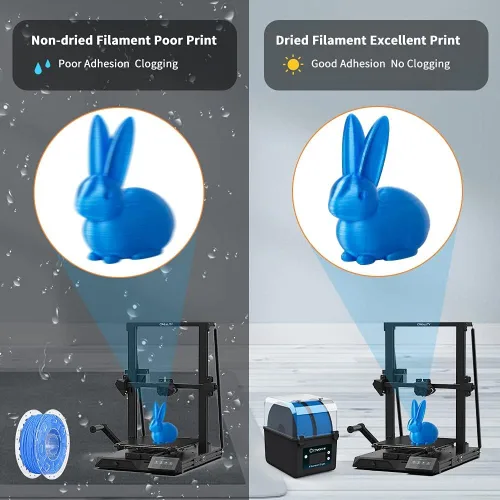 Vista 2 de Comgrow Secador de Filamento, Caja de Secado de Filamento Mejorada, Deshidratador de Filamento 3D de Gran Capacidad para 2KG de Filamento