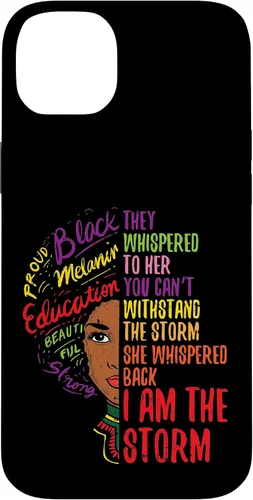 Vista 15 de I Am The Storm BLM Melanin Women African Black History Pride Case for iPhone 17
