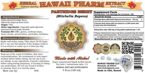 Vista 2 de Hawaii Pharm Extracto líquido, tintura, suplemento herbario, fabricado en Estados Unidos, 15x4 fl.oz